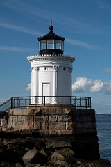 Portland Breakwater Light With Unique Grecian Design